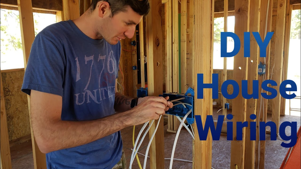 Wiring Our House (DIY House Wiring!) - YouTube