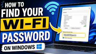 How to Find Your Wi-Fi Password on Windows (Easy Method) 🔑📡