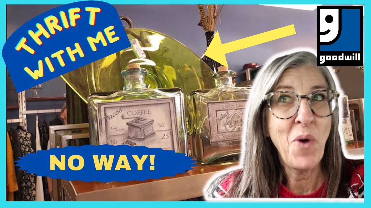 I FOUND VIKING GLASS AT GOODWILL Thrift With Me in Las Vegas - YouTube