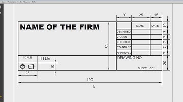 Uni graphics simple Tips and tricks NX10 How to setup and create drafting BORDER AND TITLE BLOCK
