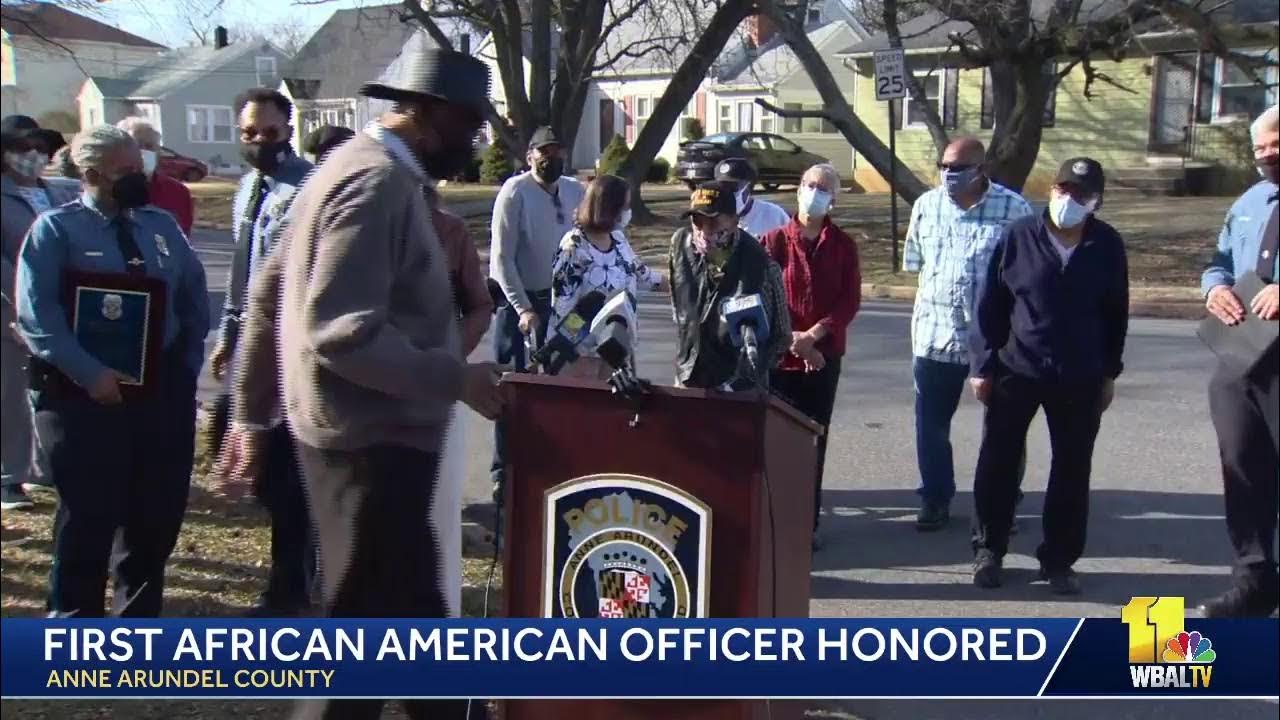 First African American law enforcement officer in Anne Arundel County honored YouTube
