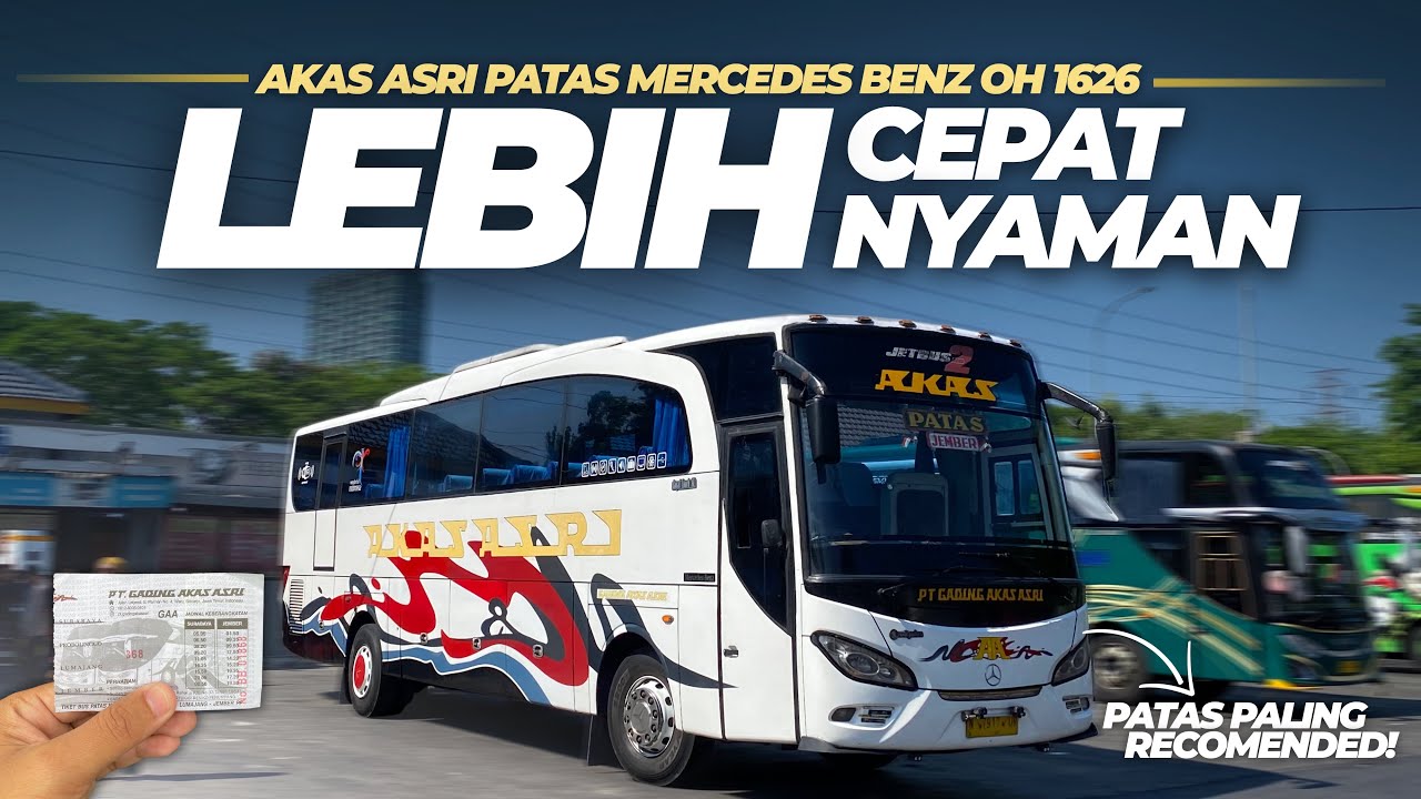 PALING RECOMENDED DIJALURNYA‼️Cocok Untuk Kejar Waktu, Trip Surabaya - Jember Naik Bus Akas Asri
