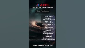 6-Channel GSM/GPRS-Based Relay | Remote Control Automation  Aaradhya Electronics #electrical#reels