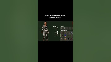 Rust Console I found a new clothing glitch…#shorts #rust #rustconsole