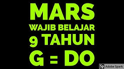 Mars Wajib Belajar 9 Tahun, G = Do, (Karaoke, Minus One)  - Durasi: 2:05. 