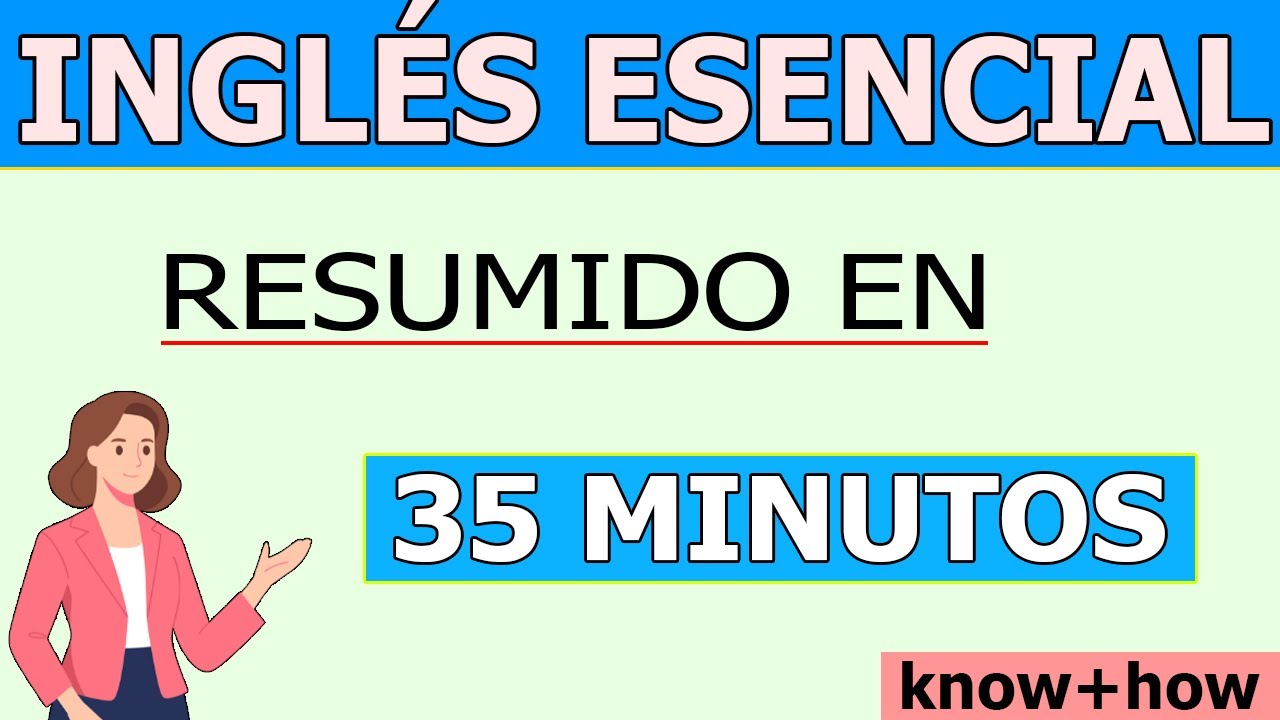 INGLÉS: EL CÓDIGO SECRETO PARA HABLAR INGLÉS. HAZ ESTO! 