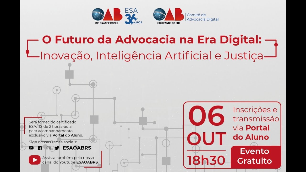 O Futuro da Advocacia na Era Digital: Inovação, Inteligência Artificial ...