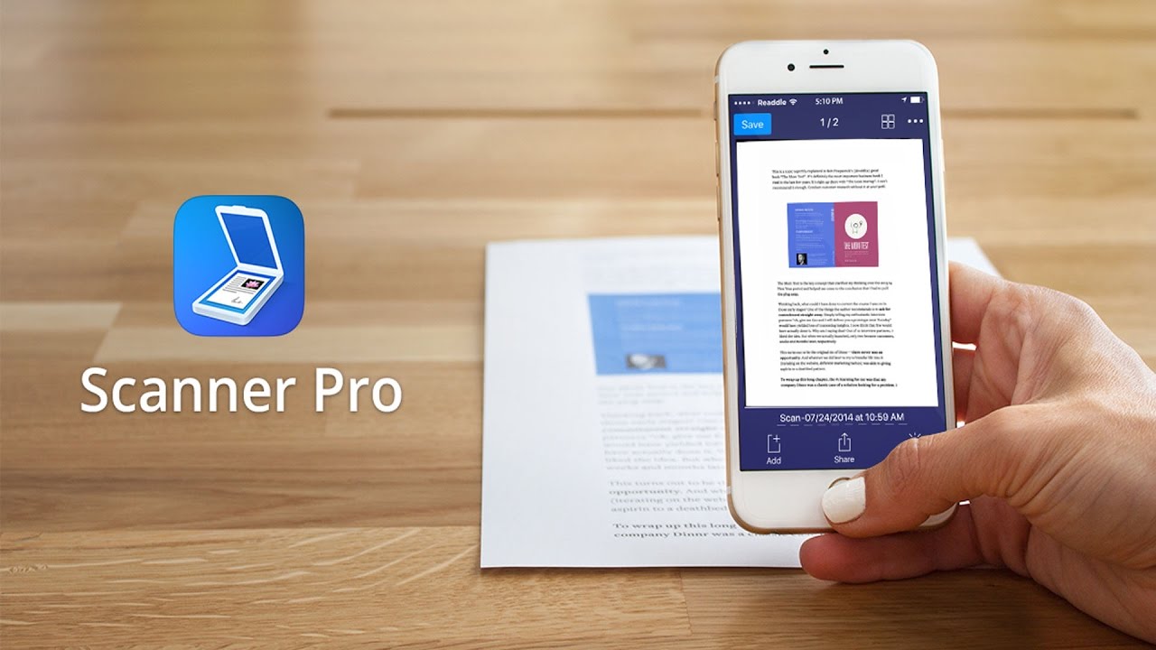 The Best Scanning App for the iPhone - Scanner Pro - YouTube