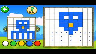 Toddlers Game App to Learn Blocks, Colors & Geometric Shapes | Creating Pixel Arts | SPG3 TV screenshot 3