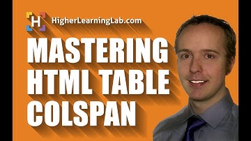 HTML Table Colspan Defined & Explained