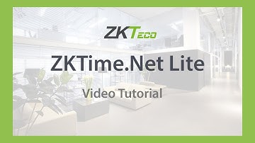 Video Tutorial: ZKTime.Net Lite (Descarga e instalación del software) 2019