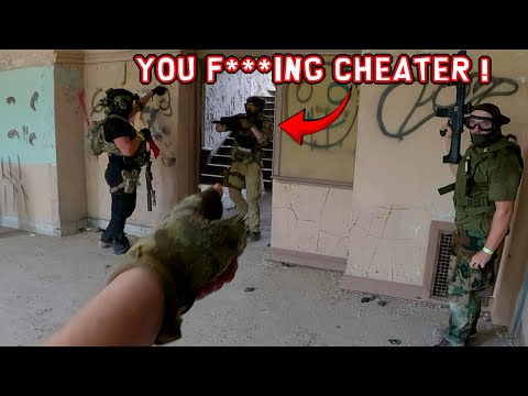CRINGY Airsoft DRAMA @ Abandoned High School! (Cheaters, Rage, & « Traders »)