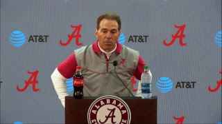 Watch Coach Saban's Press Conference LIVE