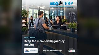 Gym & Health Club Software UK | Keep the membership journey moving | BAF ERP screenshot 1