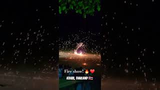 fire show #thailand #travel #thailandtourism #fire #show #beach