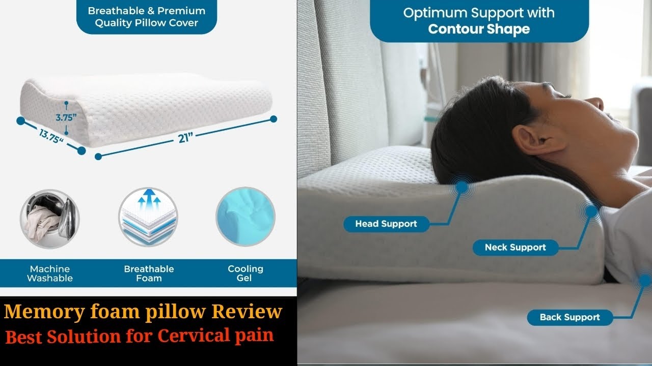Sleepsia pillow reviews Sleepsia cervical pillow Best cervical pillow India Memory foam