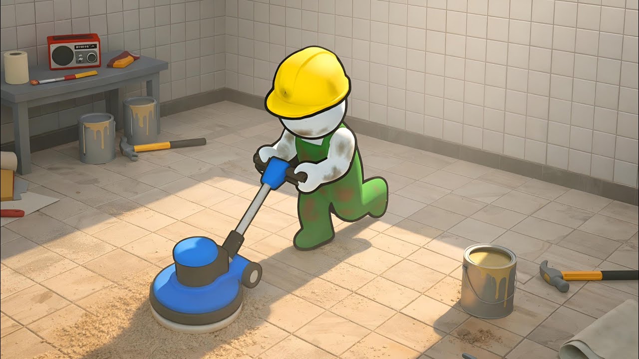 Flooring Master - Gameplay Walkthrough Part 1 - Clean Floors and Upgrade - ( Android,iOS )