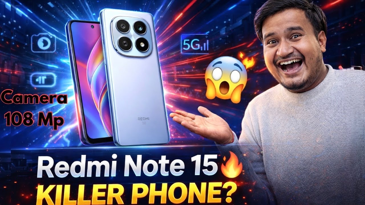 Redmi Note 15 5G Full Specifications 🤩| Price, Camera, Performance & Battery Test🔥