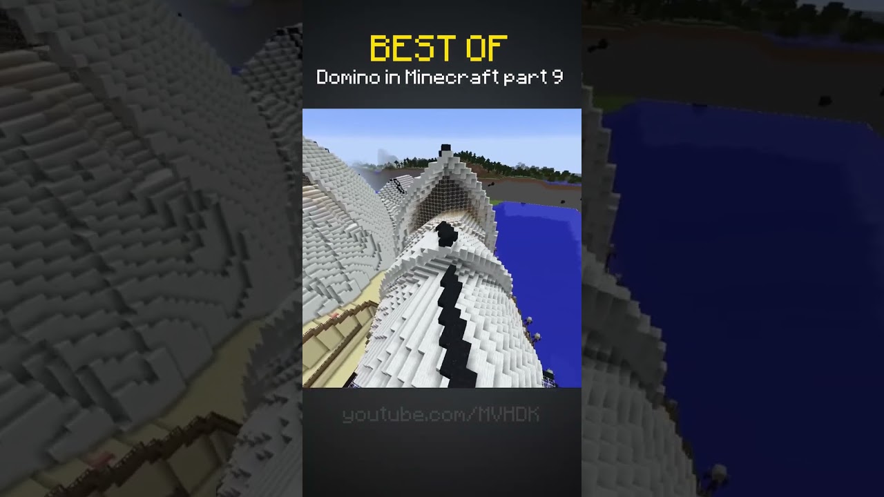 BEST OF Domino in Minecraft part 9 #shorts