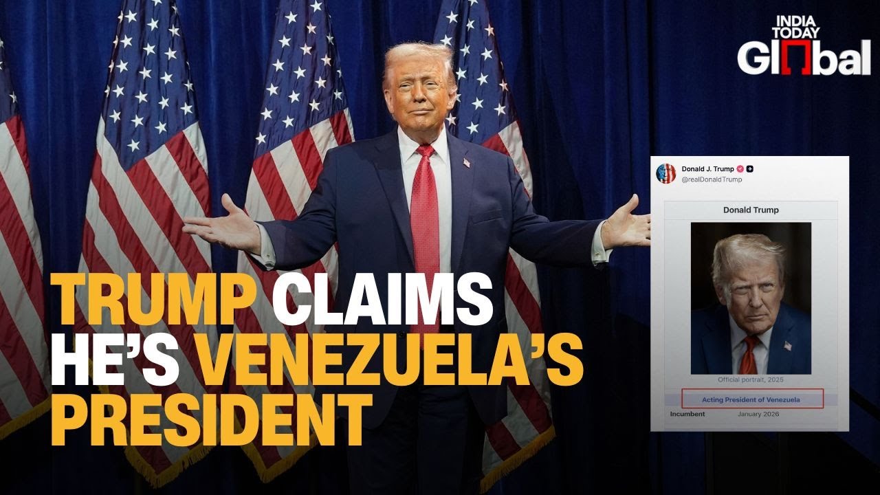 Trump Posts Wikipedia style post Claiming Himself Acting President of Venezuela