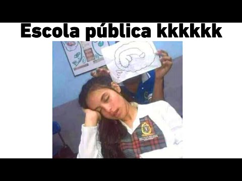 30 MINUTOS!! MEMES EM IMAGENS ENGRAÇADOS - Quando você tem iphone em escola  publica 