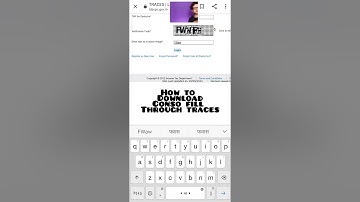 How to Download Conso File of TDS Return from TRACES