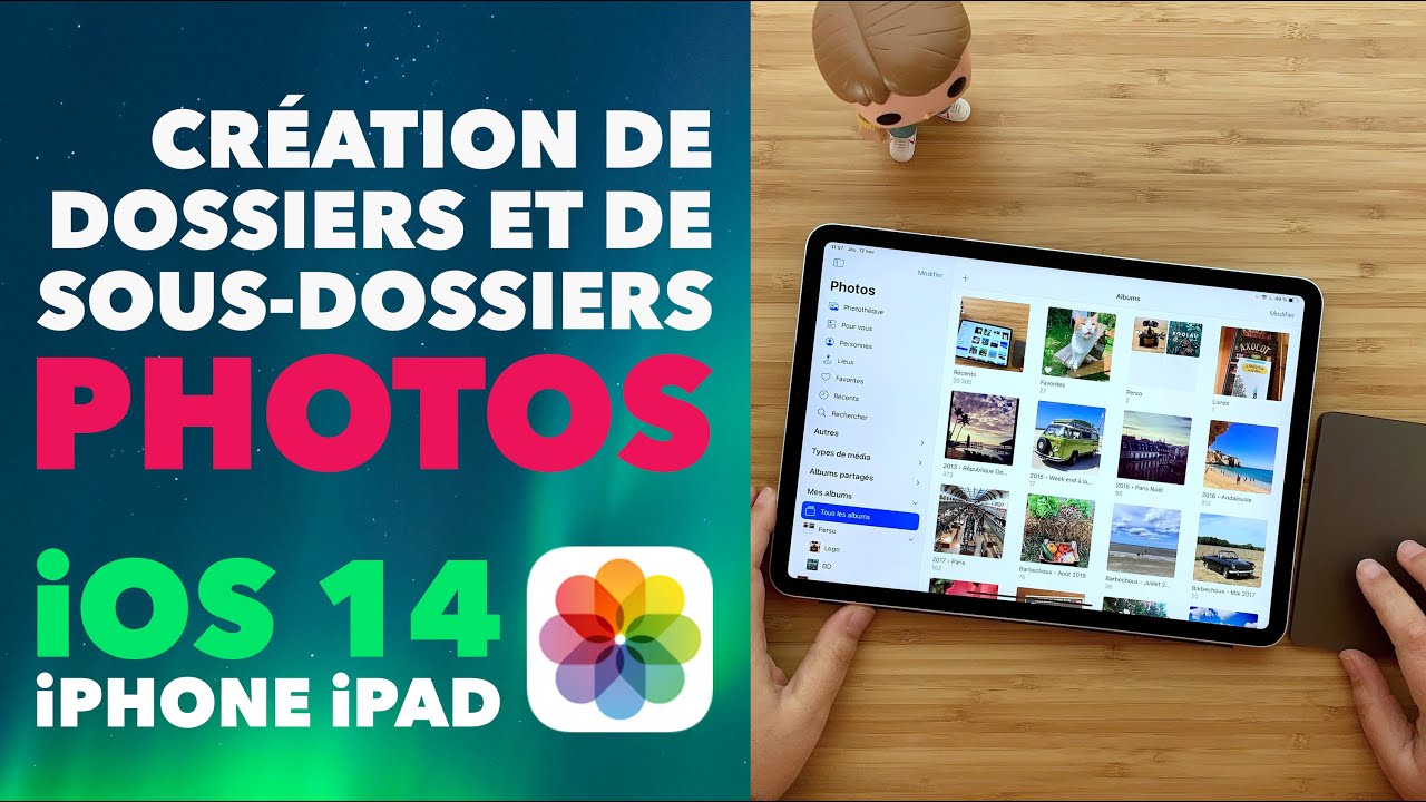 Créer des dossiers et des sous dossiers pour classer vos albums photos