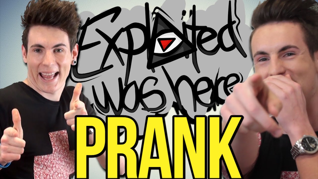 NÁLEPKOVÝ PRANK║Expl0ited vs Matúš