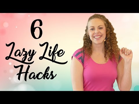 6 Lazy Life Hacks!  Easy Ways To Reduce Stress & Anxiety, Health Tips