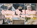 Sunday Dinner Cooking | Homemade Casserole, Cake & Salad