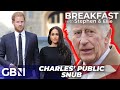 Meghan Markle will never set foot in UK ever AGAIN   Prince Harry publicly SNUBBED by King Charles