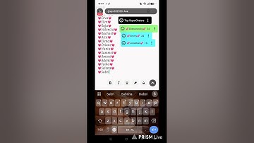 Writing Subscribers Names Live