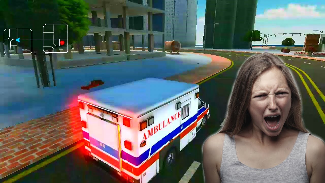Ambulance 911 Rescue Driver Simulator - Hero Van Drive Offroad Emergency - Android Gameplay 2
