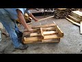 Como desclavar tarimas o pallets con herramientas basicas