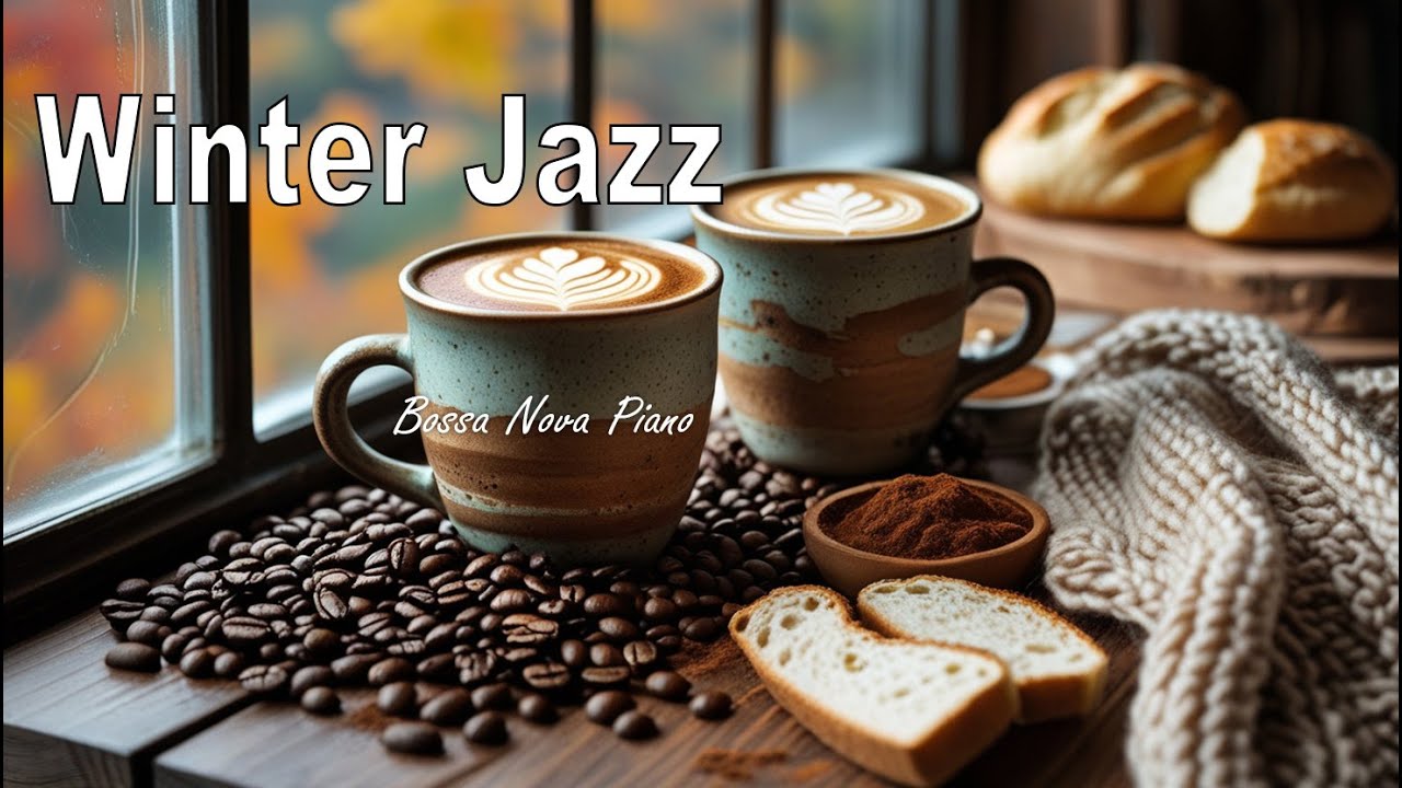 Happy Lightly Winter Jazz ☕ Soft Morning Coffee Jazz & Smooth Bossa Nova Piano for Relaxing ☕