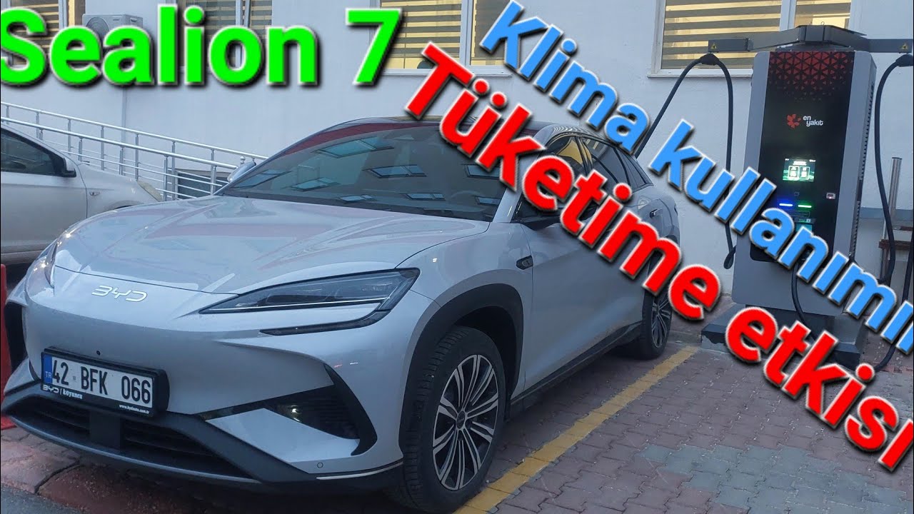 Byd, sealion 7, klima kullanımının tüketime etkisi