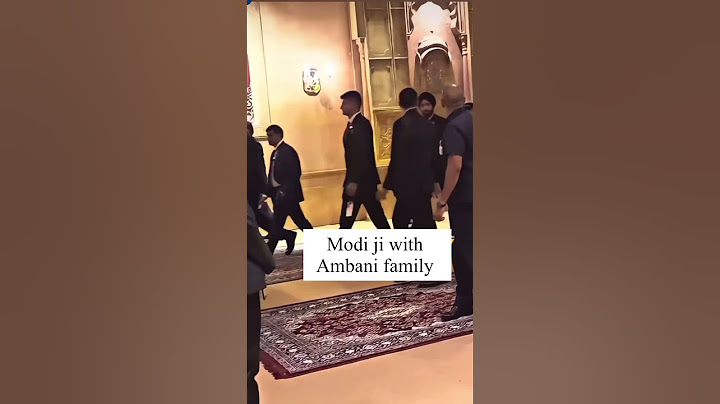 Modi ji at Ambani wedding