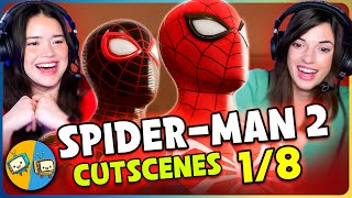 SPIDER-MAN 2 CUTSCENES (Part 1/8) REACTION | Gamers Little Playground | Marvel