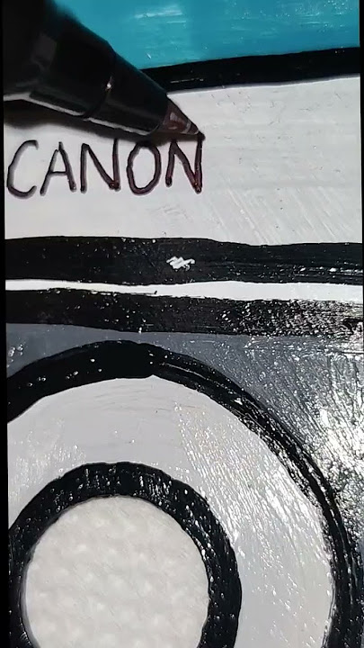 Camera painting on cd #painting #cd #camera