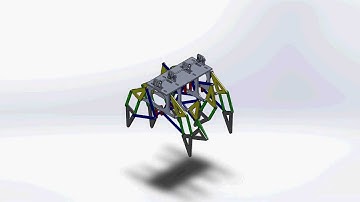 SolidWorks Motion Analysis Theo Jansen Linkage