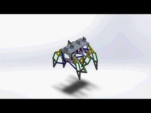 SolidWorks Motion Analysis Theo Jansen Linkage