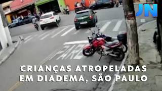 Jonal Nacional: Crianças atropeladas em Diadema, São Paulo