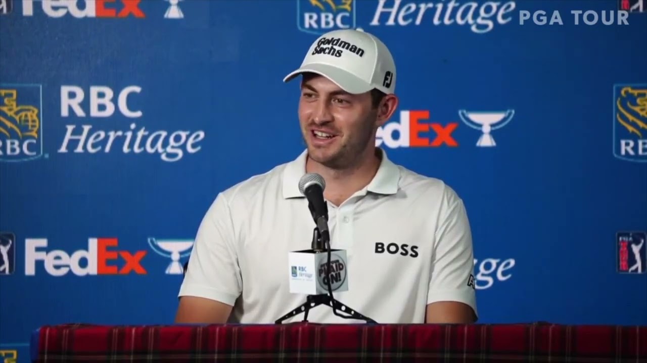 Patrick Cantlay Wednesday Press Conference 2022 RBC Heritage © PGA Tour