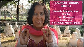 Headache mudra for Sinusitis, Headache, Cold, Obesity, High Cholesterol, Cervical pain & Destress screenshot 3