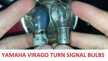 How to Replace Turn Signal Bulbs, Yamaha Virago