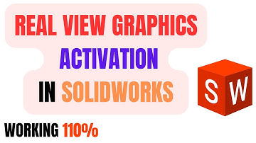 How to Activate REAL-VIEW GRAPHICS in SOLIDWORKS (updated 2024) 110% working