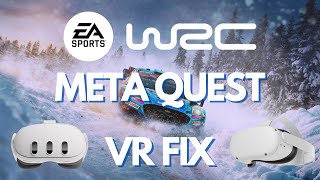It can't be this simple? EA WRC VR (FIX)