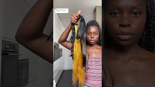 Braiding hair blend Black Brown Gold Ombre