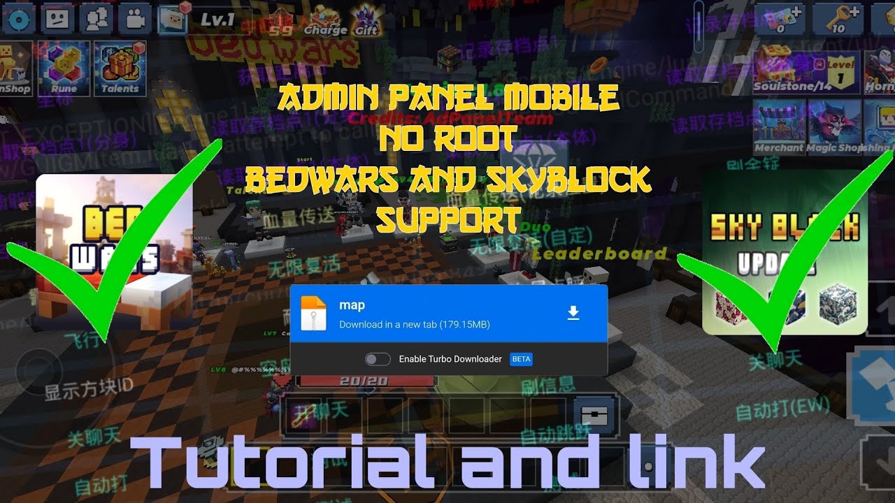 Blockman GO admin panel no root fixed | bypass of @zxcEnter - YouTube