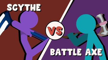 Supreme Duelist Stickman Animation: Scythe vs Battle Axe